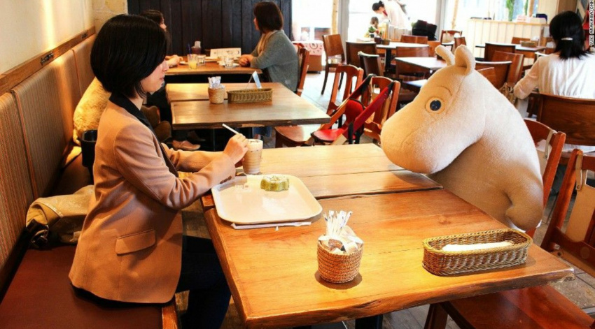 Moomin House, quán cà phê đặc biệt dành cho những người độc thân ở Nhật Bản