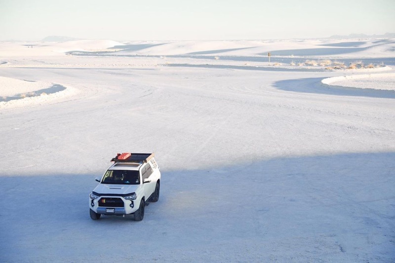 cát trẳng, white sands national park, cả trời trắng xoá nhưng không phải tuyết ở white sands national park