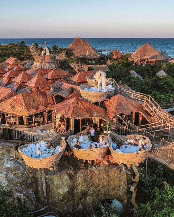 azulik resort, du lịch mexico, resort mexico giá rẻ, điểm đến mexico, check-in ngay azulik resort trên cây sang chảnh ở mexico