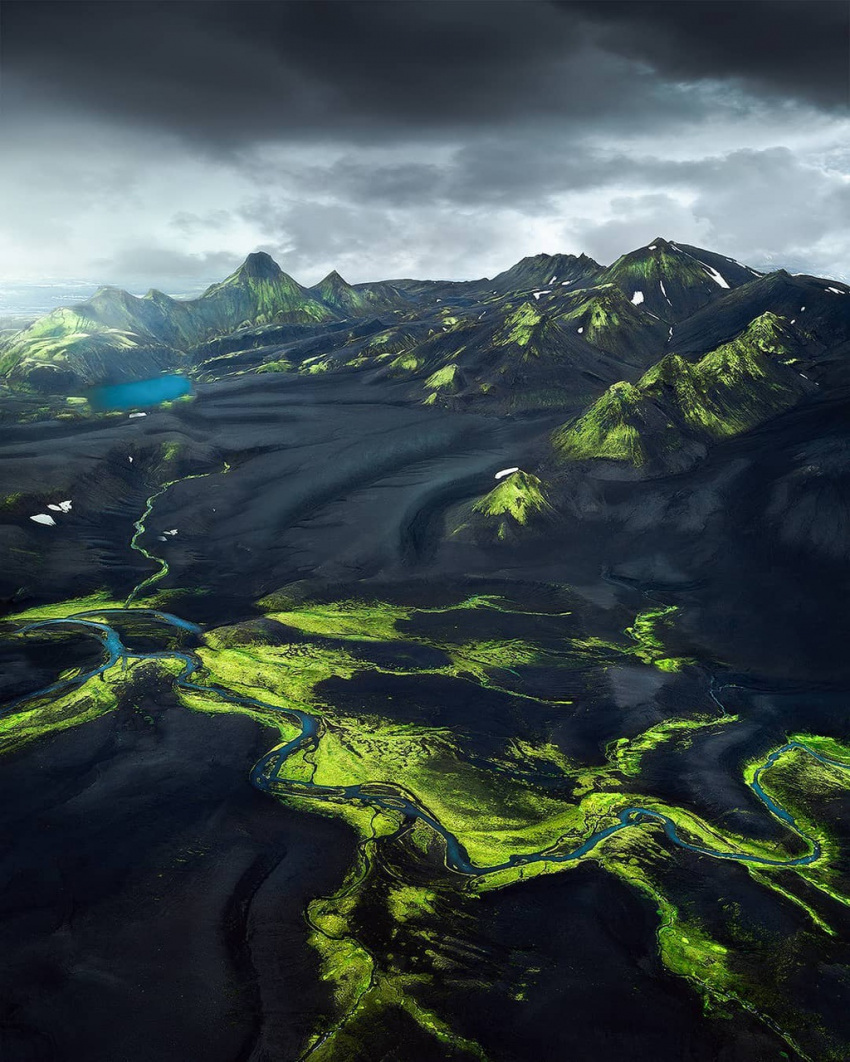 bắc âu, những miền đất màu xanh ở iceland hóa thước phim viễn tưởng