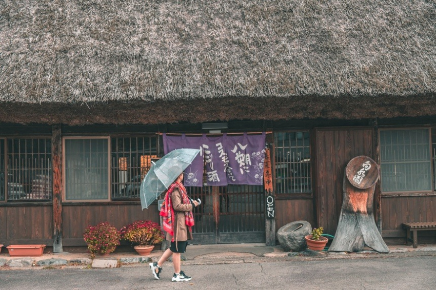 làng shirakawago, nhật bản, một ngày dạo chơi làng cổ tích doraemon ở nhật bản