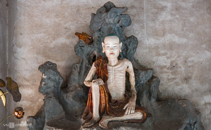 chùa nôm, du lich hung yen, hưng yên, linh thông cổ tự, ngôi chùa giữ kỷ lục về tượng đất