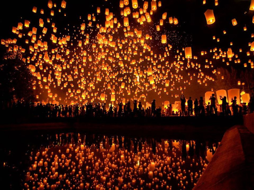 lễ hội loykrathong, loykrathong chiang mai, cập nhật chi tiết lịch trình lễ hội đèn trời yee peng & loykrathong chiang mai 2019