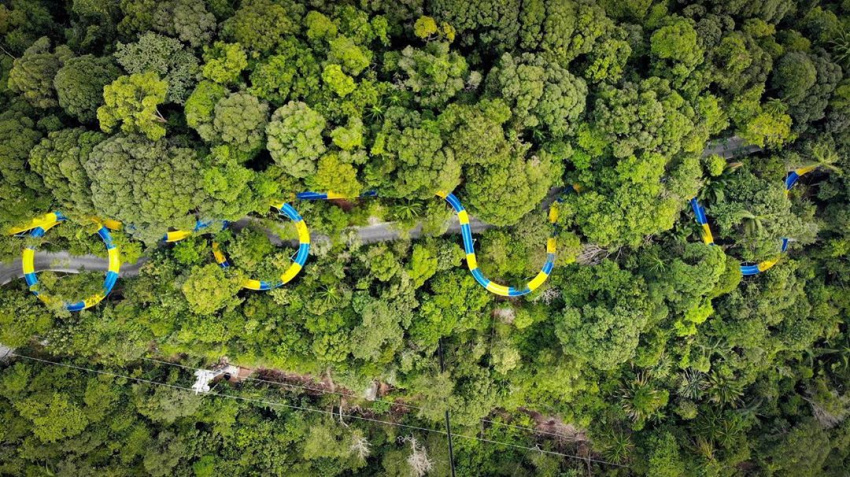 Tất tần tật những điều cần biết về máng trượt nước xuyên rừng ở công viên Escape Penang (Malaysia)