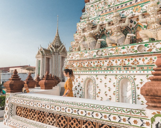 chùa wat arun, du lịch bangkok, khách sạn bangkok, sông chao phraya, ngôi chùa được khách chụp ảnh nhiều nhất bangkok