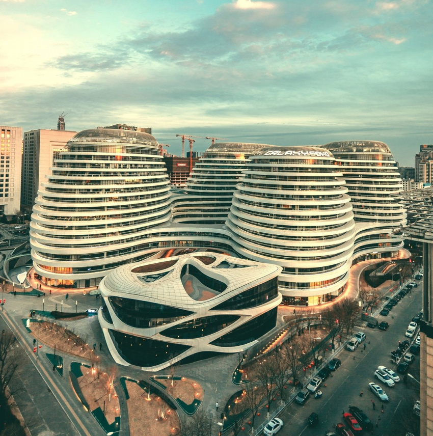 Đến Trung Quốc check-in trung tâm thương mại Galaxy SOHO với kiến trúc xoắn ốc lên hình đẹp ảo diệu