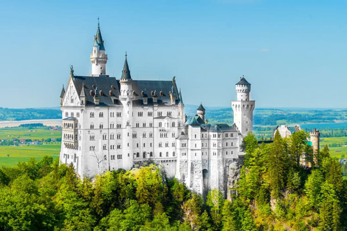 Những tòa lâu đài cổ tích ở Đức