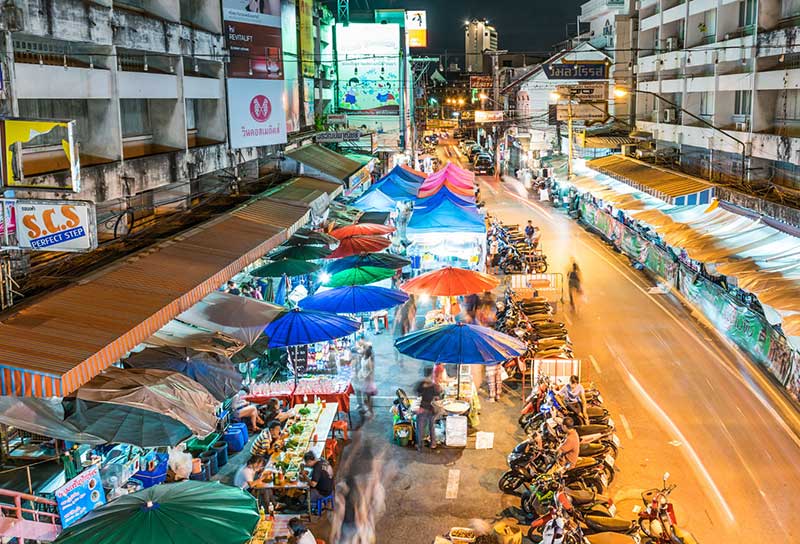 lạc lối tại 10 phố ăn uống ở bangkok thái lan nổi tiếng nhất