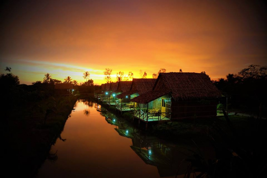 Thổn thức con tim với Green Village Mekong bình yên ở Cần Thơ