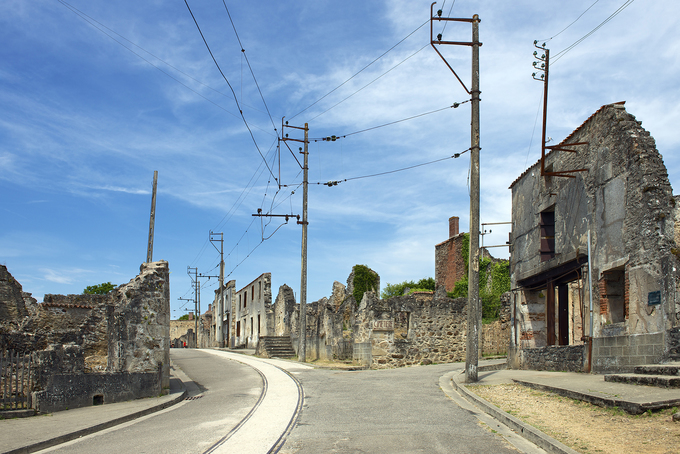 du lịch pháp, oradour sur glane, bên trong thị trấn gợi ký ức kinh hoàng của người pháp