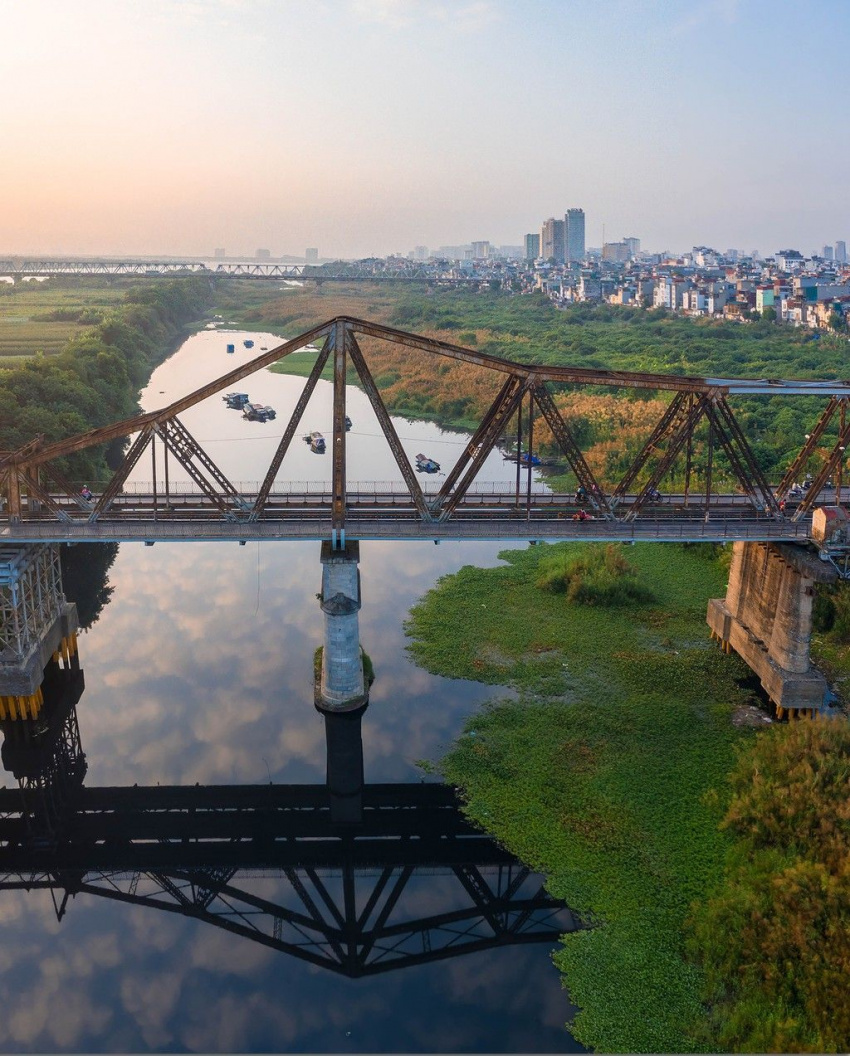 Kinh nghiệm chụp ảnh đẹp tại Cầu Long Biên tháng 2/2022