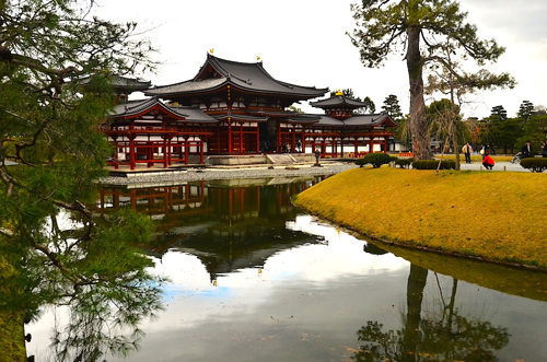 chùa byodoin kyoto, du lịch kyoto, du lịch tokyo, thành phố uji, ngôi chùa in trên đồng tiền 10 yen của nhật