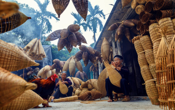 Thăm làng nghề đan đó 200 tuổi ở Hưng Yên