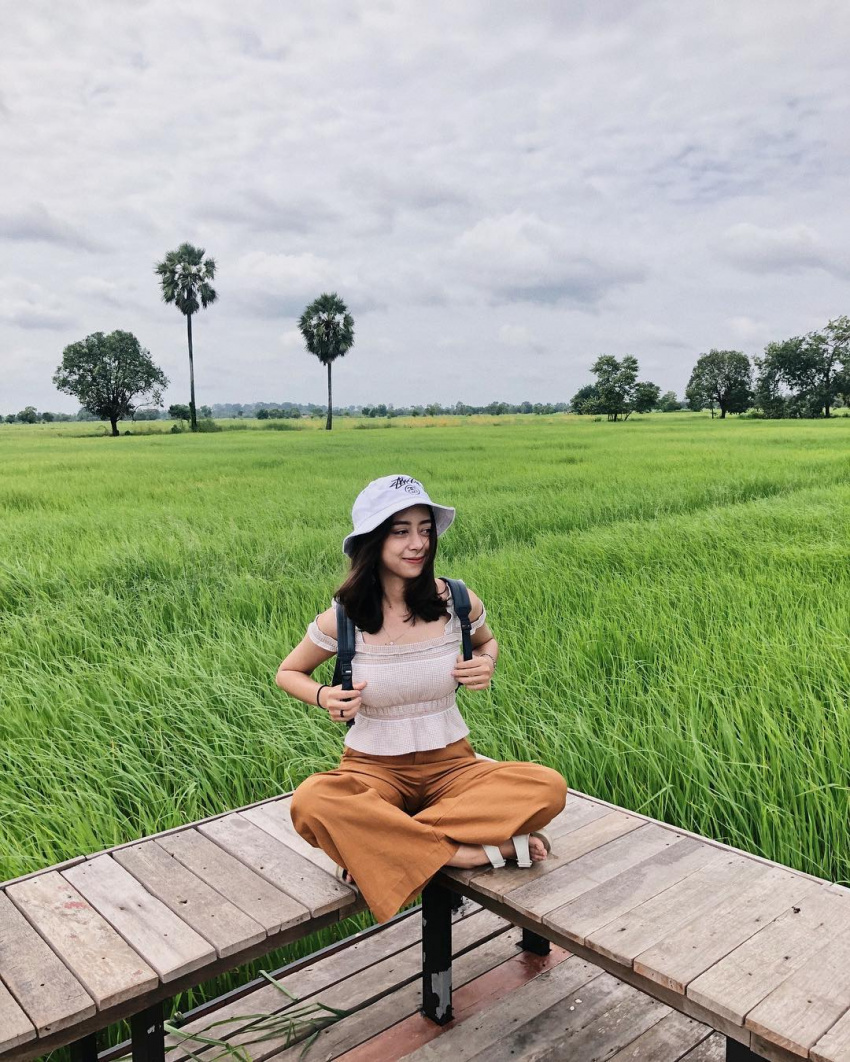 du lịch bangkok, khách sạn bangkok, ma na dé coffee, dân tình xôn xao tiệm cafe view cánh đồng xanh ngát đang gây sốt ở thái lan