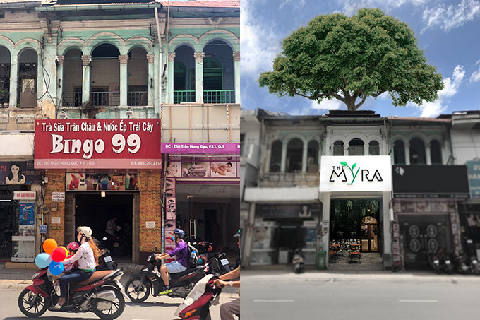 Ngôi nhà cũ ‘hóa’ quán cà phê mang phong cách châu Âu tại Sài Gòn