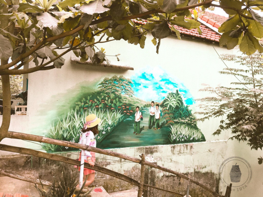 tham quan quảng nam, muôn góc sống ảo tại ngôi làng tranh vẽ nổi tiếng ở quảng nam