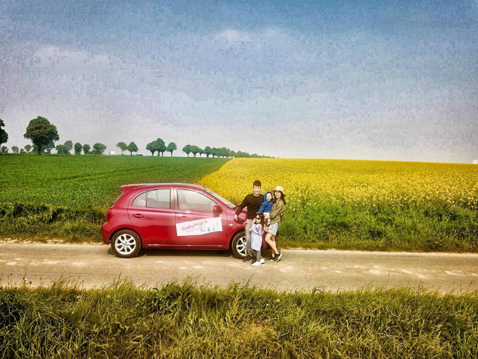 Hành trình tự lái xe đưa hai con đi khắp châu Âu của đôi vợ chồng Việt
