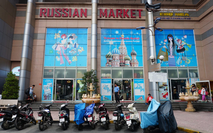 Khu chợ Nga gần 20 năm tuổi ở trung tâm Sài Gòn