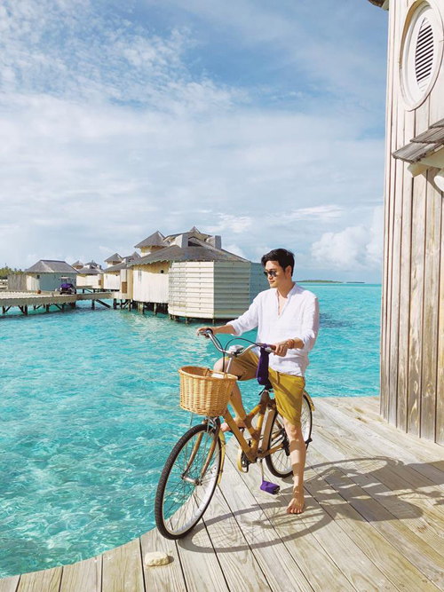 du lịch maldives, khách sạn maldives, maldives, resort maldives, tour du lịch maldives, điểm đến maldives, quang vinh ‘dính bùa yêu’ với resort nổi trên mặt biển ở maldives