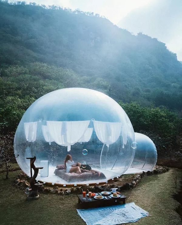 HOT: Đà Lạt lộ diện căn phòng bong bóng y hệt Bali khiến dân mạng người khen kẻ chê, đại diện resort nói gì?