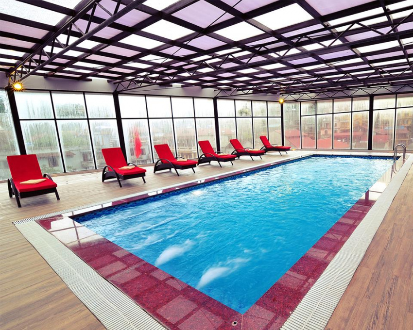 giá phòng amazing sapa, khách sạn sapa, check-in hồ bơi tầng thượng ốp kính tại khách sạn amazing sapa đẹp ngất ngây