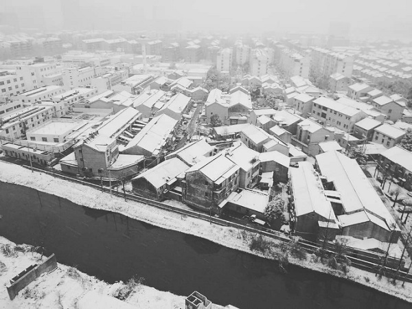 tham quan trung quốc, khung cảnh tuyết phủ trắng thành phố diễn ra trận chung kết u23 châu á