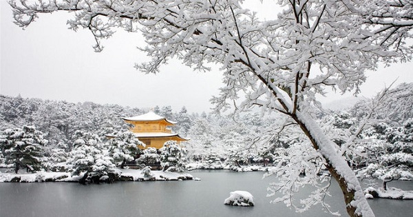 chùa vàng kyoto, du lịch sapporo, hồ xanh hokkaido, 7 điểm đến nhật bản đẹp nhất vào mùa đông