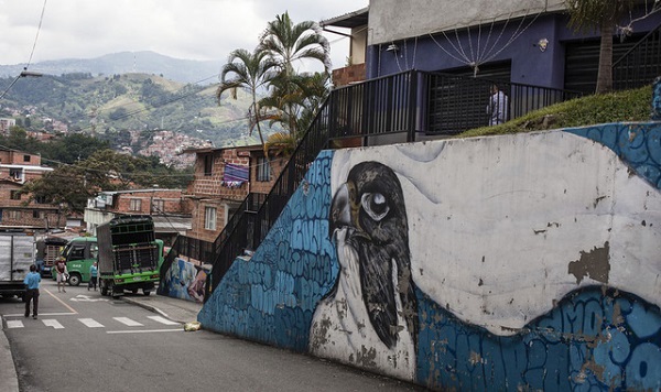 columbia, du lịch columbia, khách sạn columbia, nghệ thuật đường phố, thành phố medellín, ấn tượng với nghệ thuật đường phố ở columbia