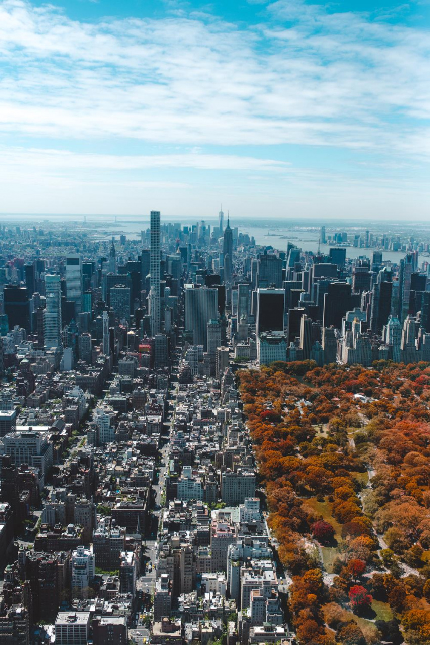 Các thành phố nổi tiếng trên thế giới khi nhìn từ trên cao