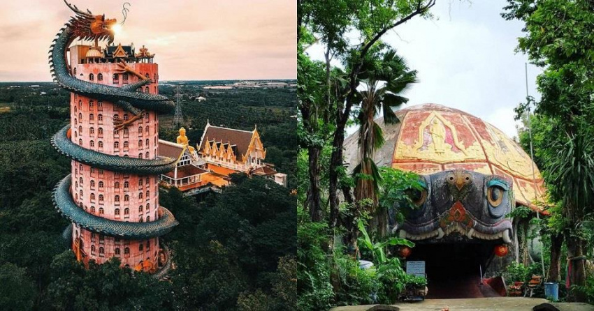 3 ngôi đền, chùa có kiến trúc quái dị nhất Thái Lan
