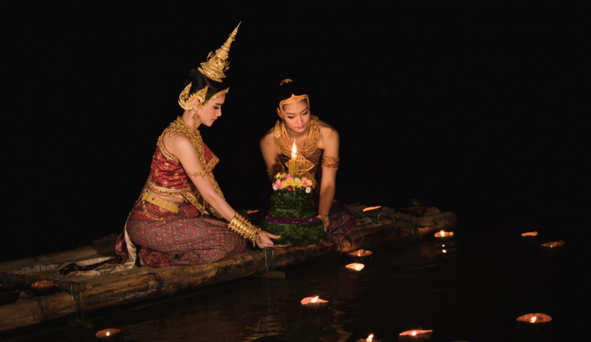Đêm huyền ảo trong lễ hội hoa đăng lớn nhất ở Thái Lan