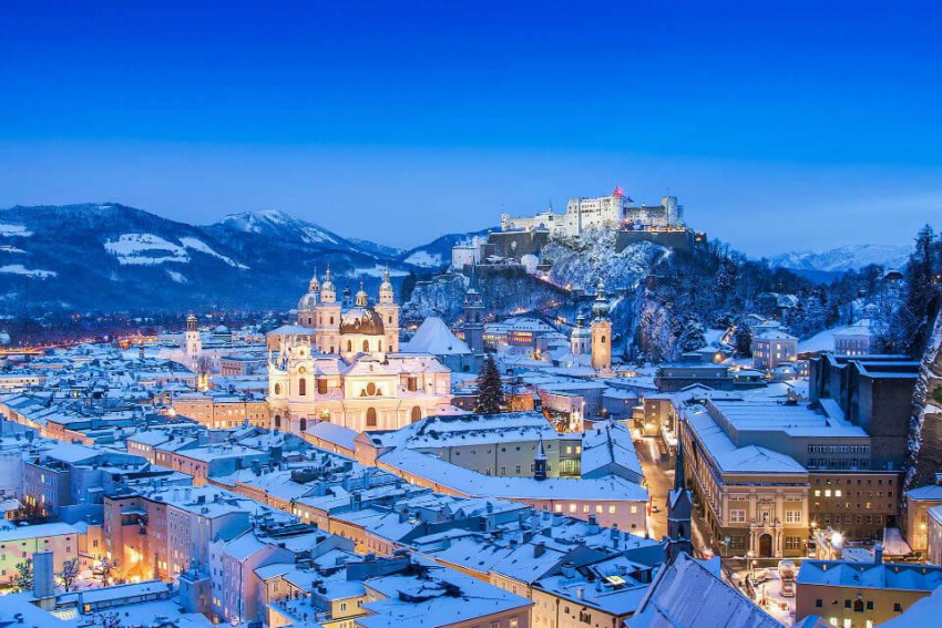 Gọi tên 4 thành phố đầy lãng mạn của nước Áo