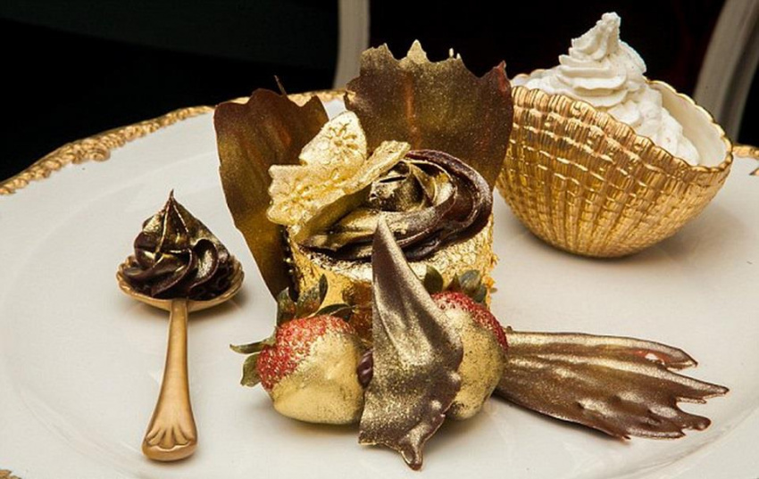 Những món ăn dát vàng dành cho giới siêu giàu tại Dubai