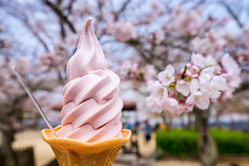 Thú vị trước những món kem theo mùa độc đáo của người Nhật