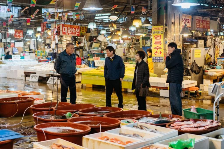 Chợ Noryangjin, thiên đường của tín đồ mê hải sản