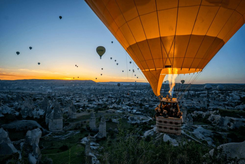 Bí kíp bay cùng khinh khí cầu ở Cappadocia