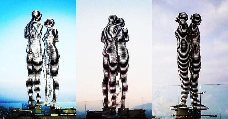 Bức tượng tình nhân biết đi nổi tiếng thế giới đã có mặt tại Việt Nam