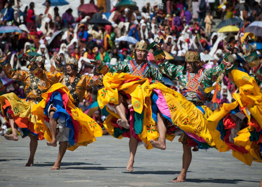 Những sắc màu lễ hội tại quốc gia hạnh phúc Bhutan