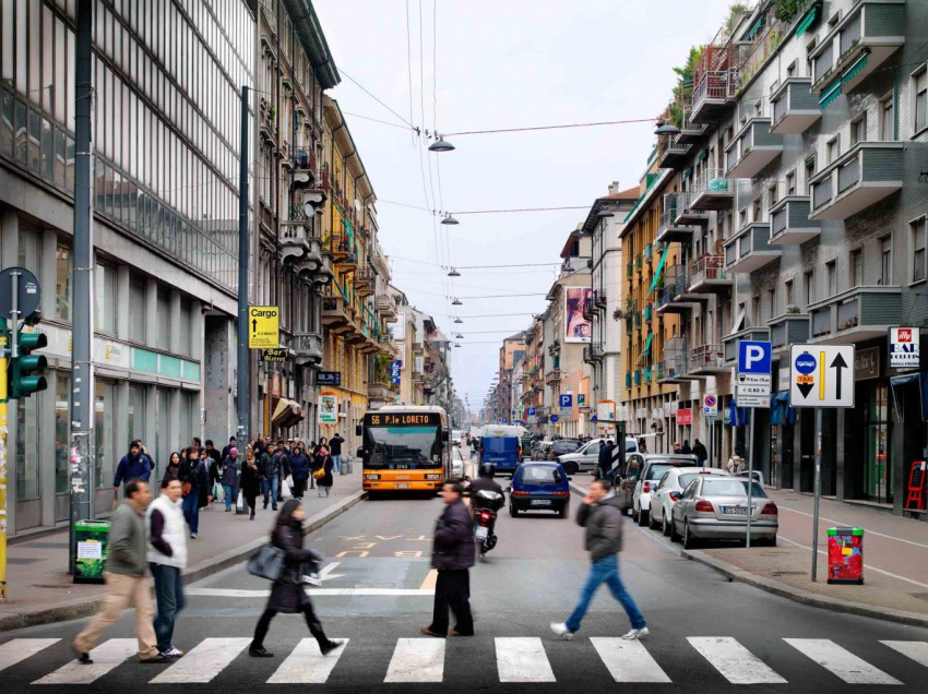 Một chiều lang thang ở Milan, Ý