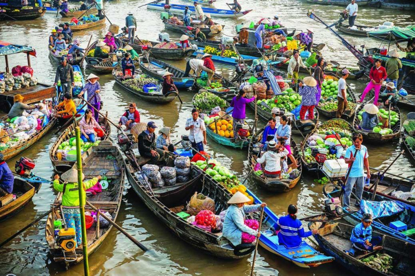 Chợ nổi Cái Răng và vẻ đẹp miền sông nước