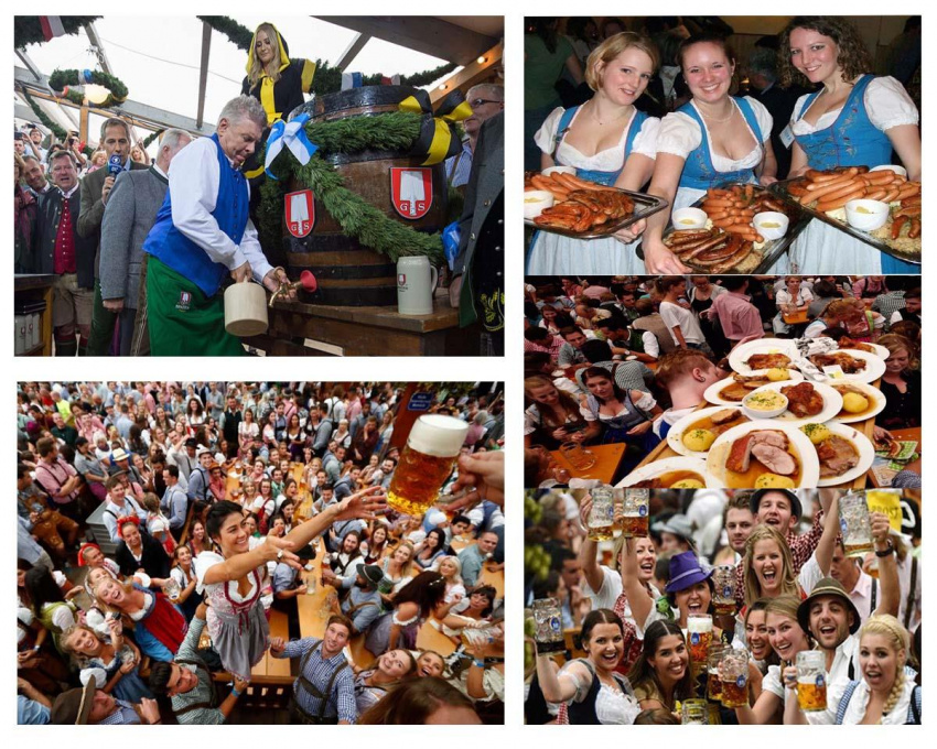 Đến Bavaria thưởng thức lễ hội bia Oktoberfest