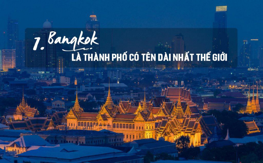 8 sự thật thú vị ít biết về Bangkok