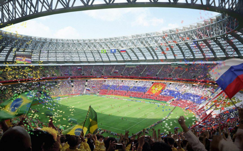 Ngắm 12 sân bóng tuyệt đẹp sẵn sàng phục vụ World Cup 2018