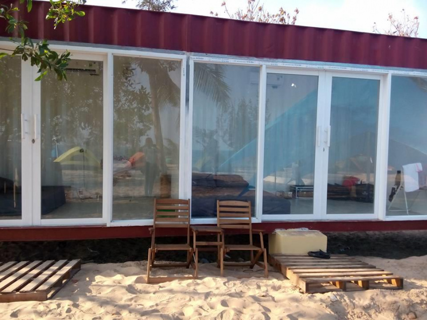 Điểm cắm trại dễ thương trên bãi biển Kê Gà