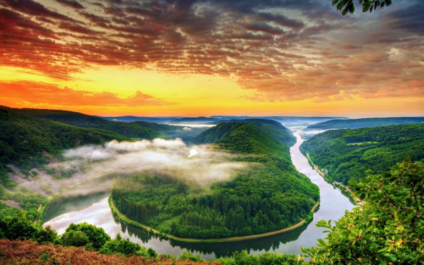 Sông Saar - chiếc kẹp tóc vàng của nước Đức