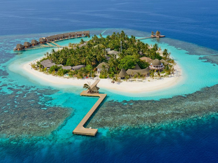 Ngắm khu nghỉ dưỡng đẹp mê hồn ở thiên đường Maldives