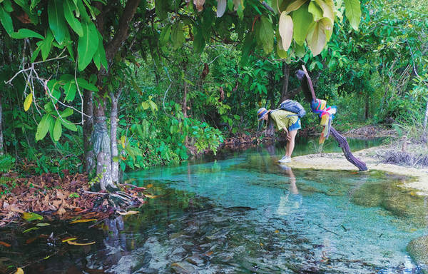 blue pool krabi, du lịch krabi, emerald pool krabi, hồ nước khlong thom, hot spring krabi, kinh nghiệm đi krabi, đắm mình nơi hồ nước thần tiên ở khlong thom
