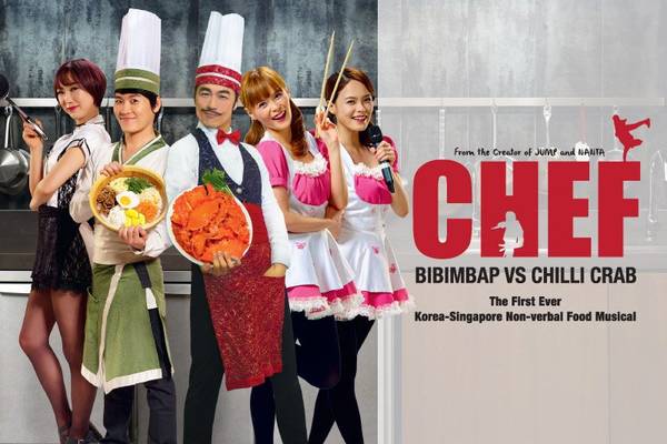 Đến Resorts World Sentosa Singapore đừng quên xem vở nhạc kịch hài ‘CHEF: Bibimbap vs Chilli Crab’ cực hấp dẫn