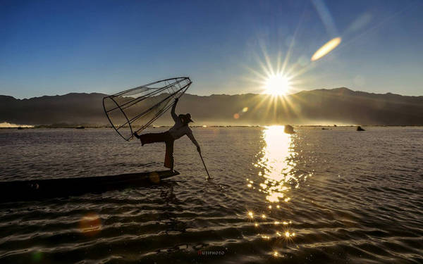 du lịch myanmar, hồ inle, khách sạn myanmar, cuộc sống yên bình trên hồ inle