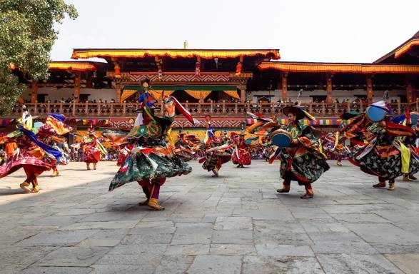 du lịch bhutan, điểm đến bhutan, những khung cảnh thanh bình của “quốc gia hạnh phúc nhất thế giới”